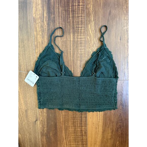 NWT Intimately FP Amina Longline Bralette Free People Green -M - Picture 8 of 10